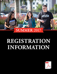 Summer 2017 Schedule of Classes
